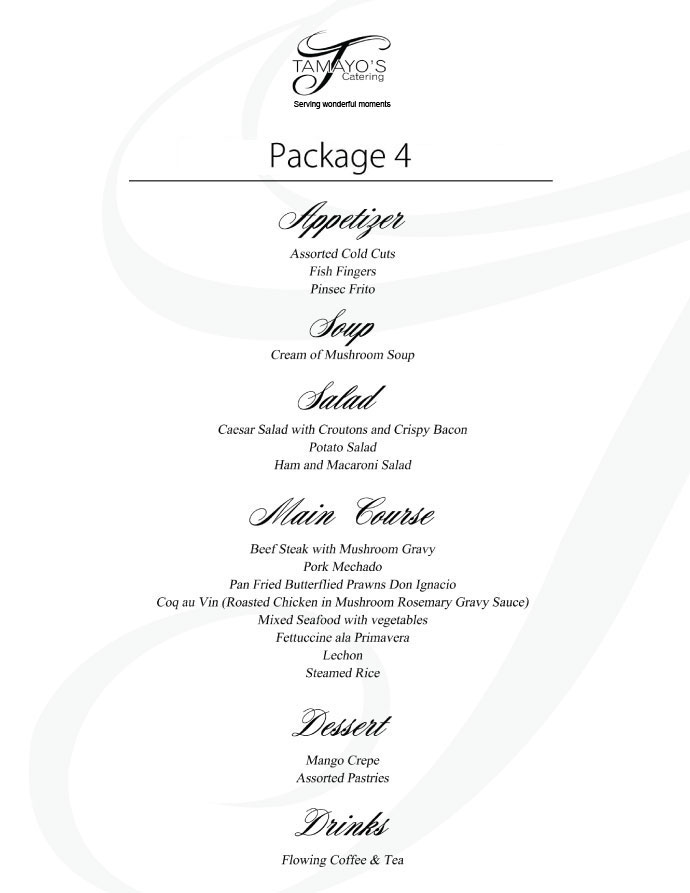 wedding package 1