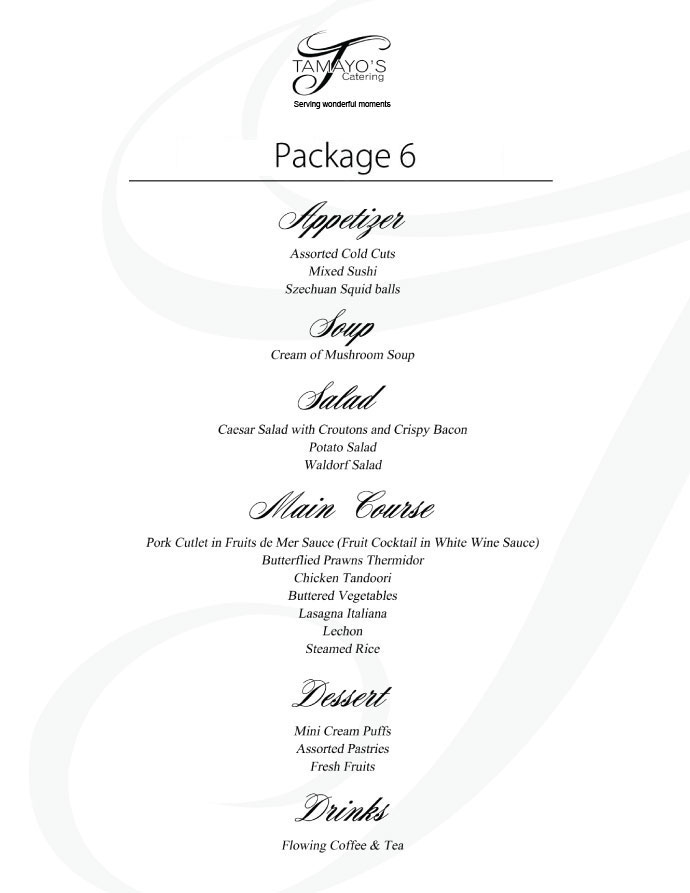 wedding package 1