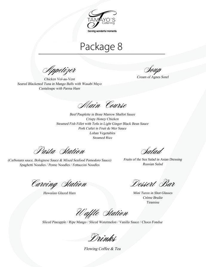 wedding package 1