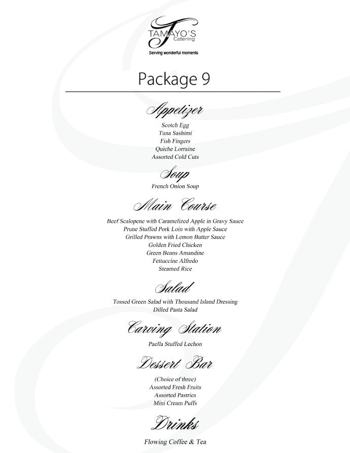 wedding package 1